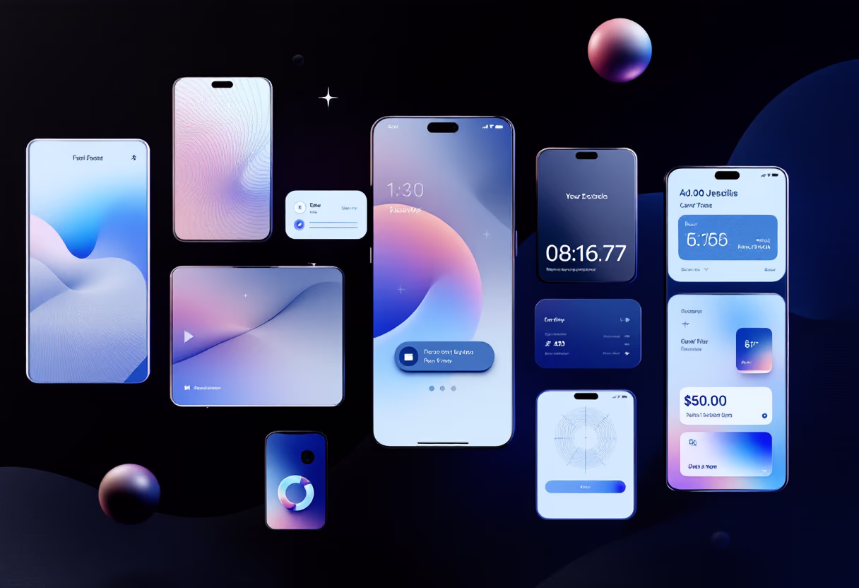 Deep Era Labs mobile app interface showcase